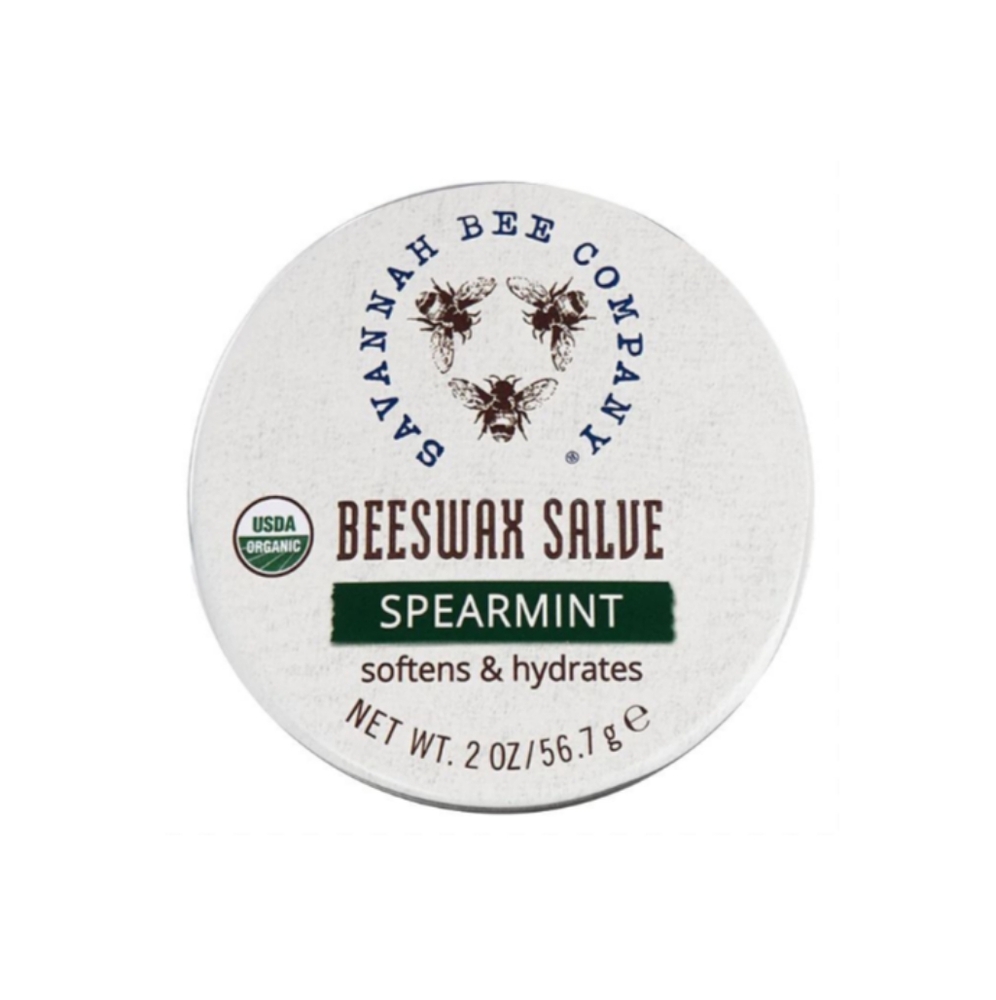 Savannah Bee Company Organic Beeswax Spearmint Salve Moisturizing  Hand Cream